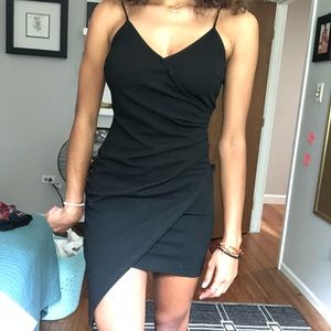 Akira black mini dress